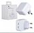 Carregador Fonte Usb C Duplo 35w iPhone Turbo 2 Portas