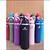 Garrafa Térmica 600ml bico Flip Com Chaveiro para suporte